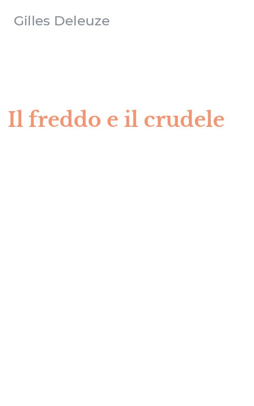 Il freddo e il crudele