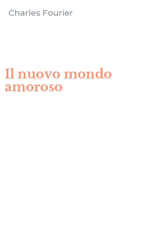 Il nuovo mondo amoroso