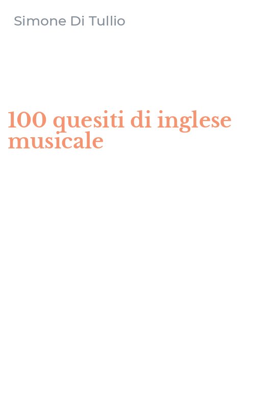 100 quesiti di inglese musicale