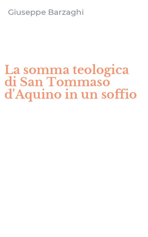 La somma teologica di San Tommaso d'Aquino in un soffio