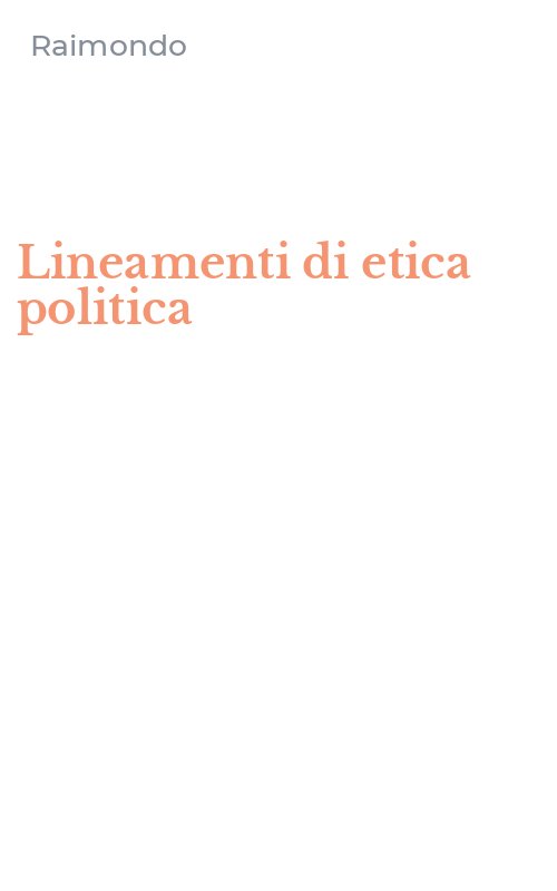 Lineamenti di etica politica