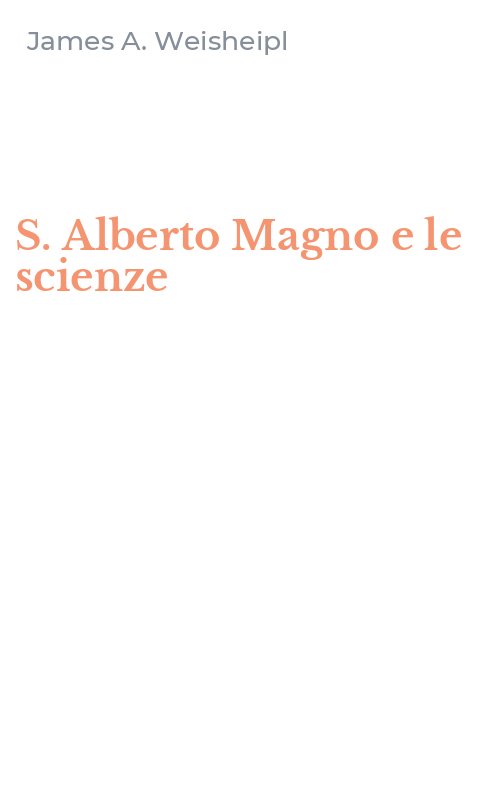 S. Alberto Magno e le scienze