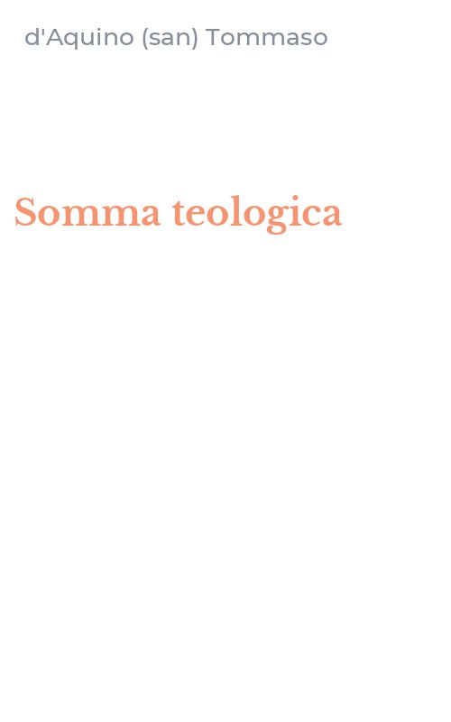 Somma teologica