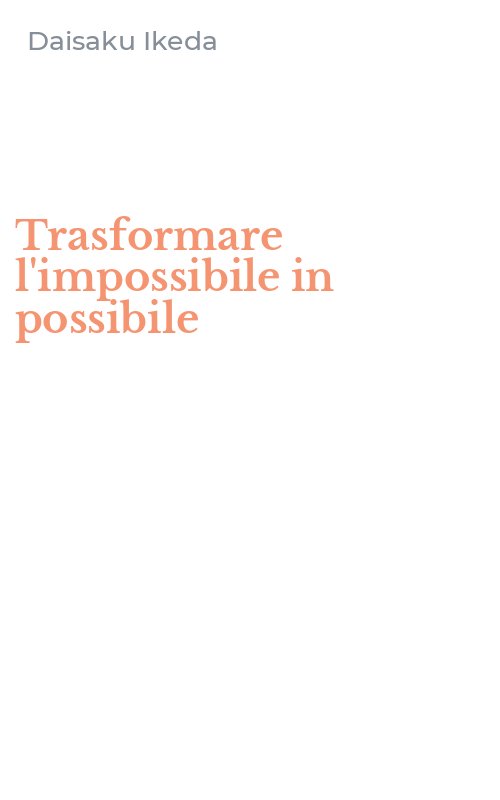 Trasformare l'impossibile in possibile