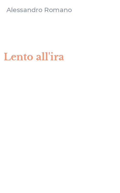 Lento all'ira