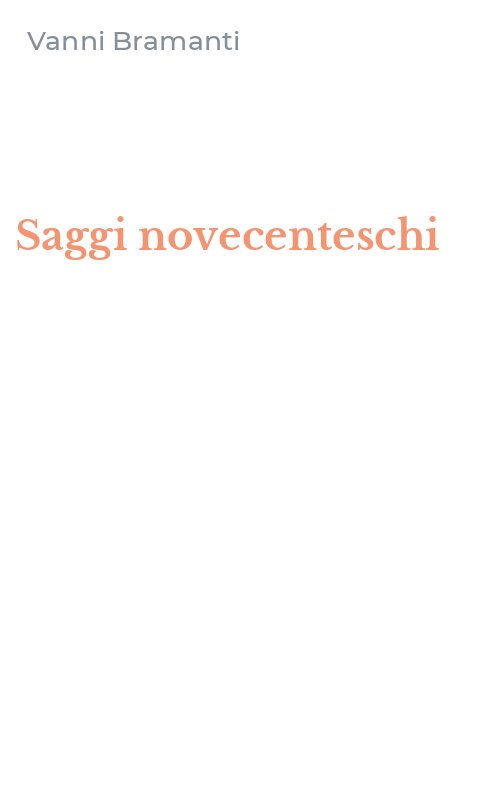Saggi novecenteschi