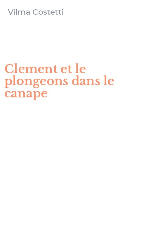 Clement et le plongeons dans le canape
