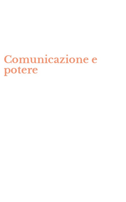 Comunicazione e potere