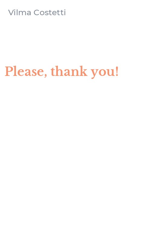 Please, thank you!