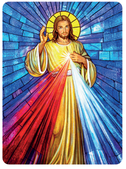 GESU' MISERICORDIOSO 5.5x7.5 cm