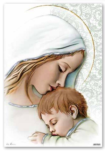 QUADRO MADONNA CON BAMBINO