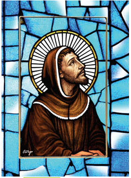 SAN FRANCESCO VETRO 13x18 cm