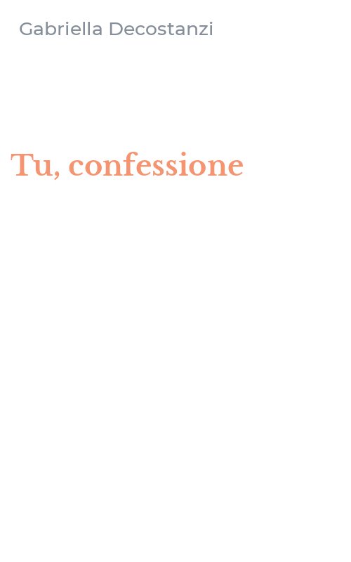 Tu, confessione