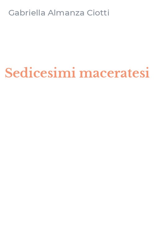 Sedicesimi maceratesi
