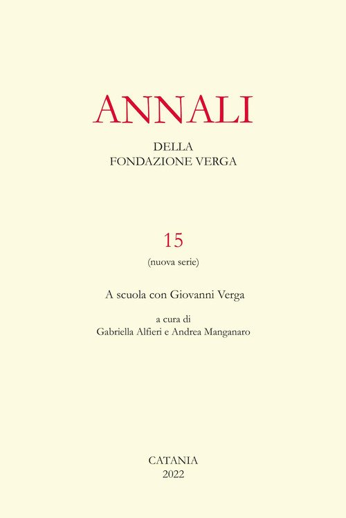 Annali della Fondazione Verga