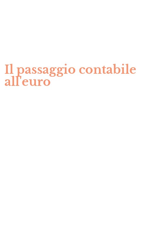 Il passaggio contabile all'euro