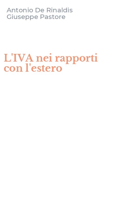 L'IVA nei rapporti con l'estero