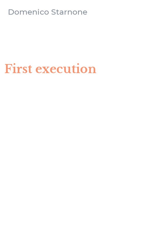 First execution