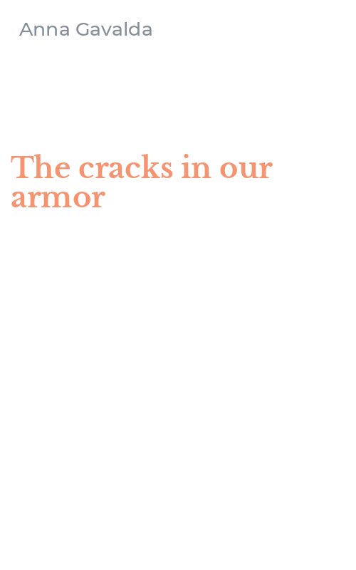 The cracks in our armor