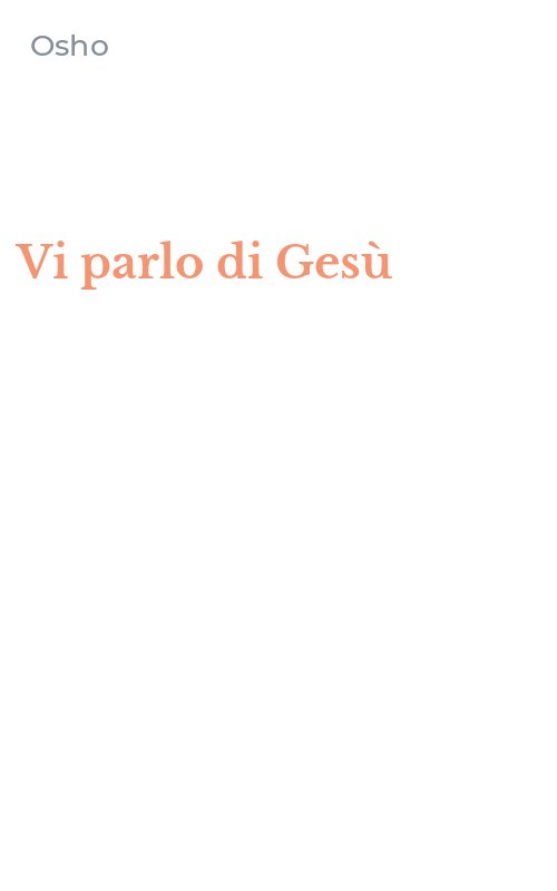 Vi parlo di Gesù