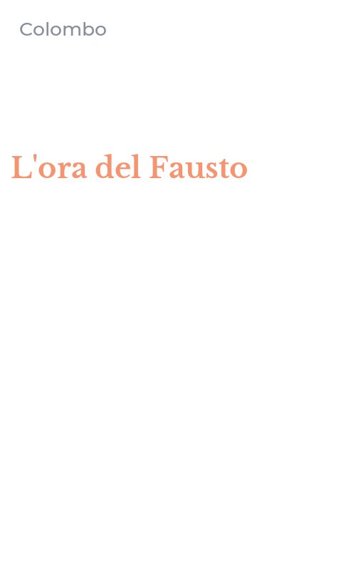 L'ora del Fausto
