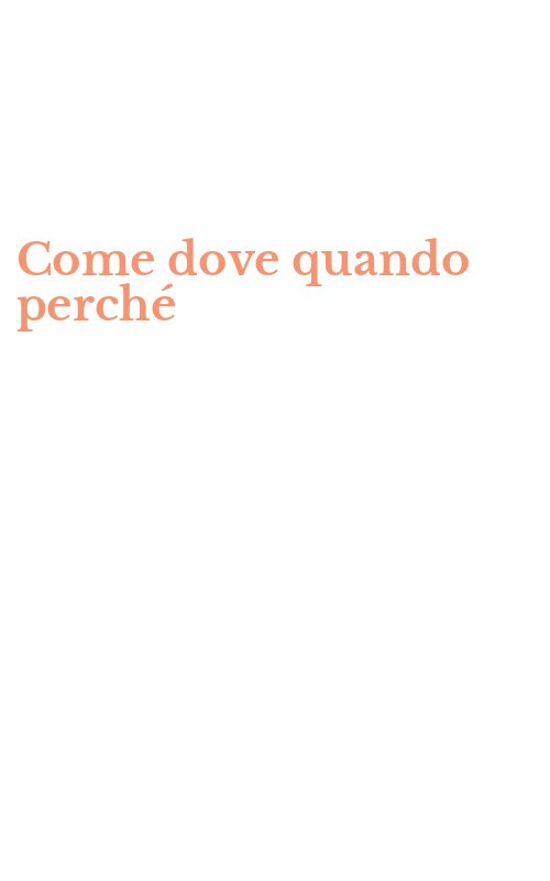 Come dove quando perché