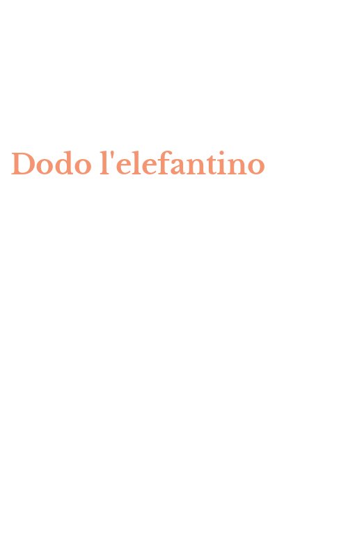Dodo l'elefantino