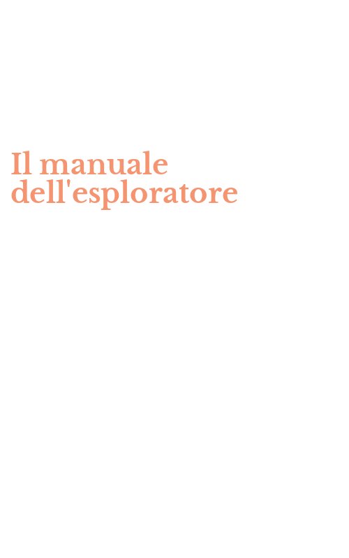 Il manuale dell'esploratore