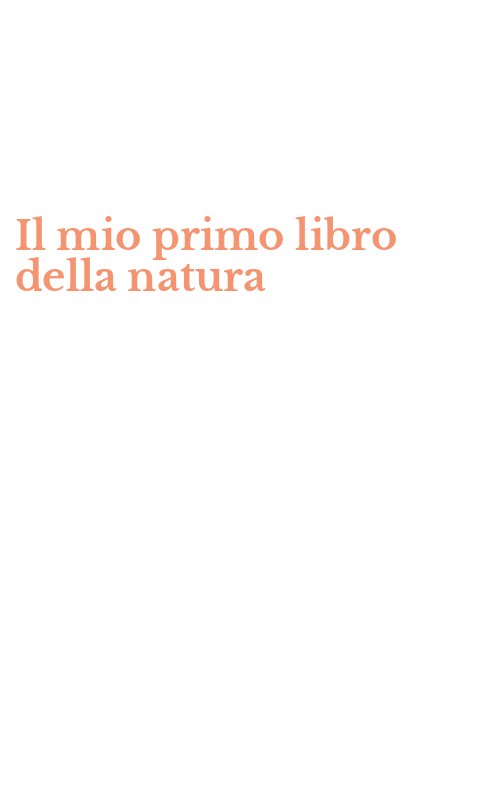 Il mio primo libro della natura