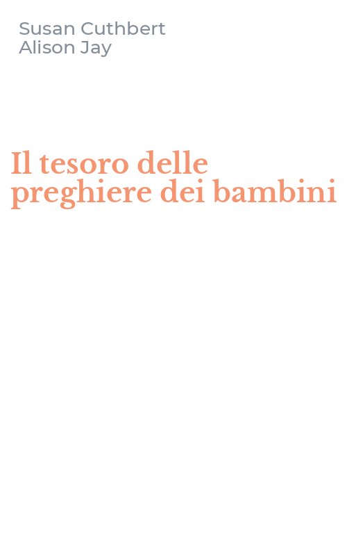 Il tesoro delle preghiere dei bambini