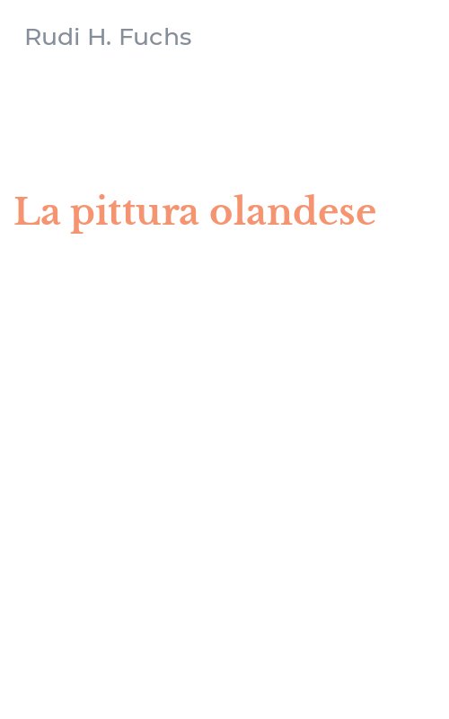 La pittura olandese