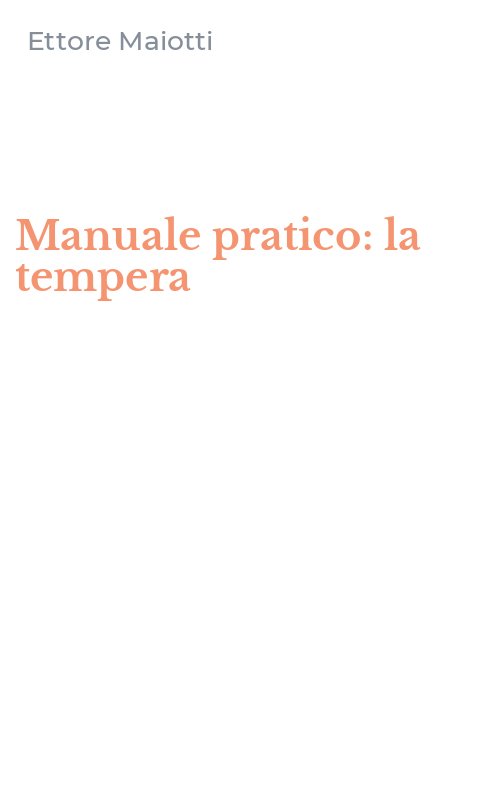 Manuale pratico: la tempera