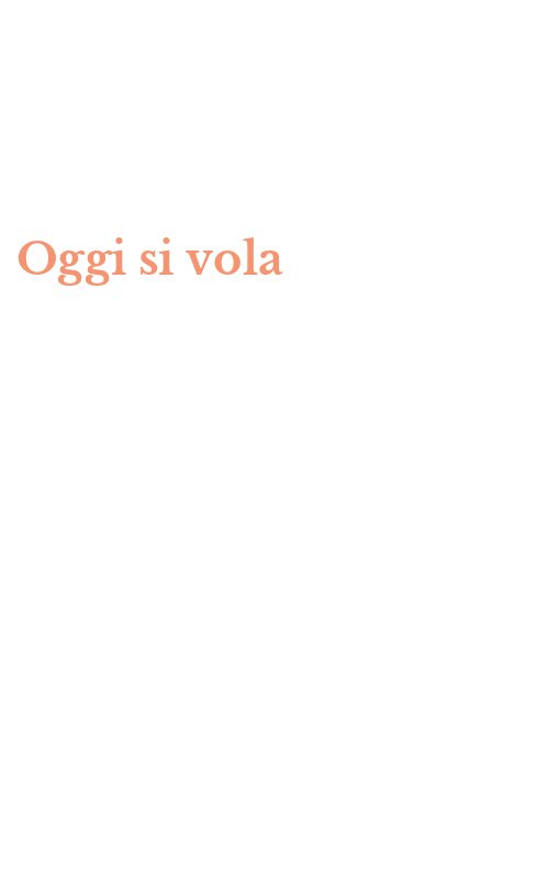 Oggi si vola