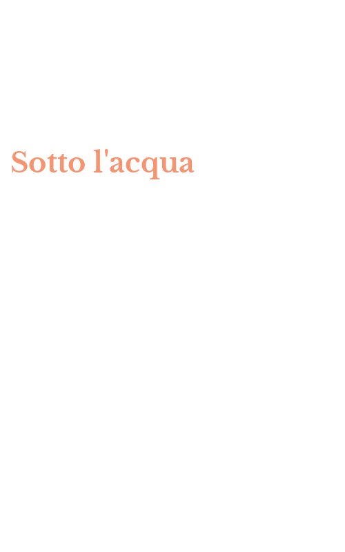 Sotto l'acqua