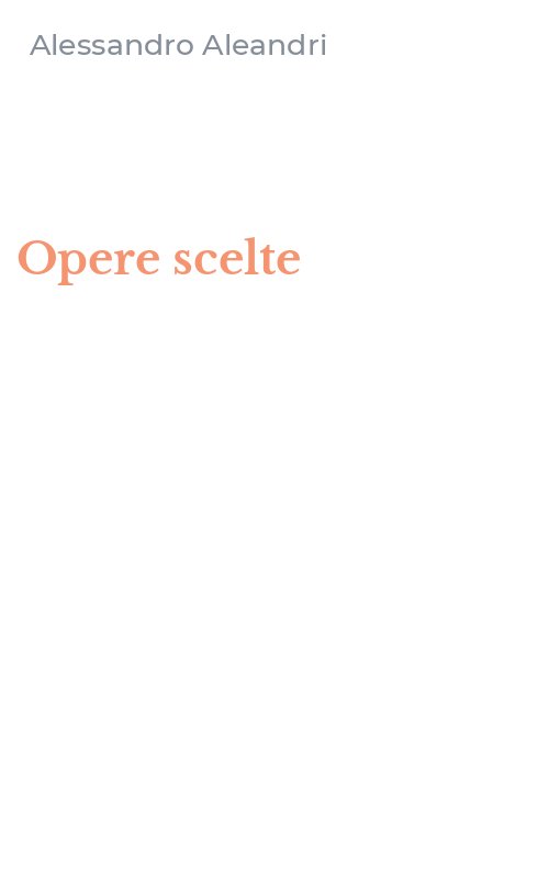Opere scelte