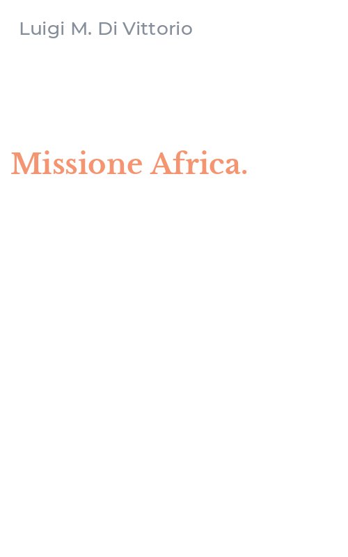 Missione Africa.