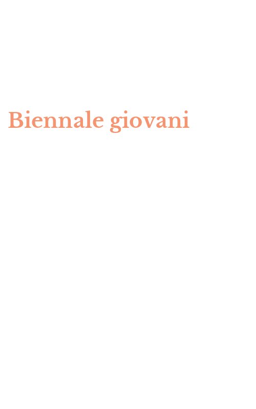 Biennale giovani