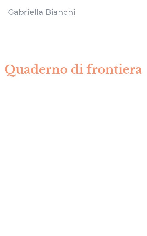 Quaderno di frontiera