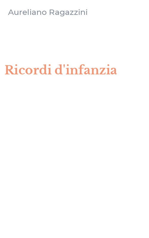 Ricordi d'infanzia