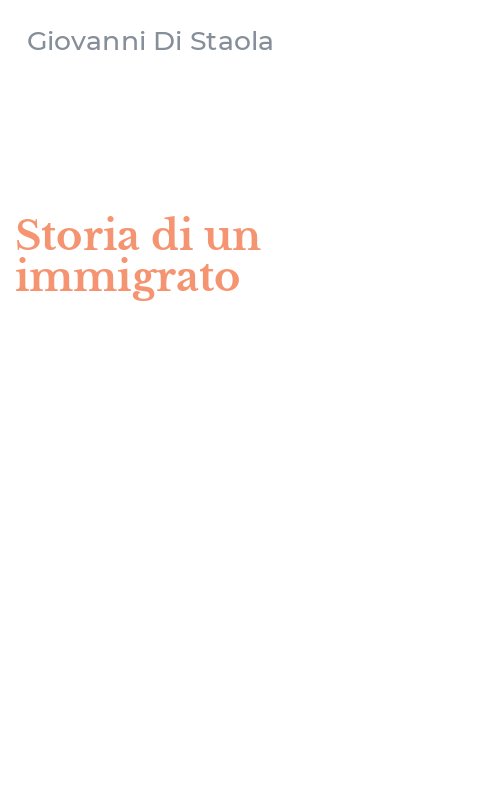 Storia di un immigrato
