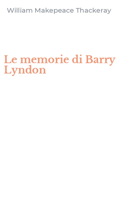 Le memorie di Barry Lyndon