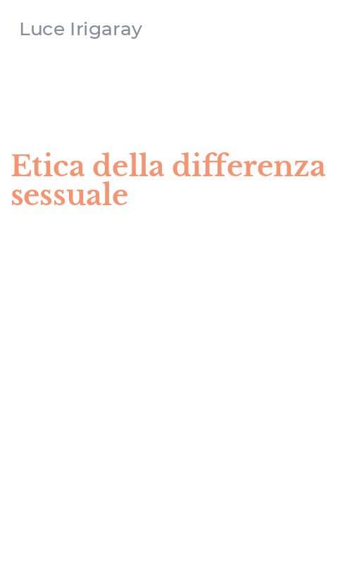 Etica della differenza sessuale