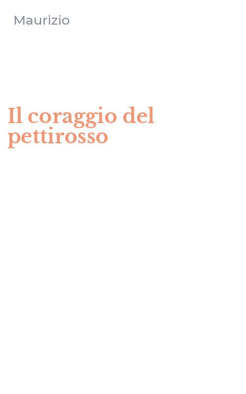 Il coraggio del pettirosso