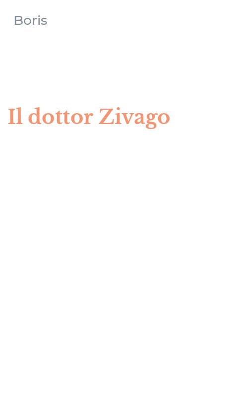 Il dottor Zivago