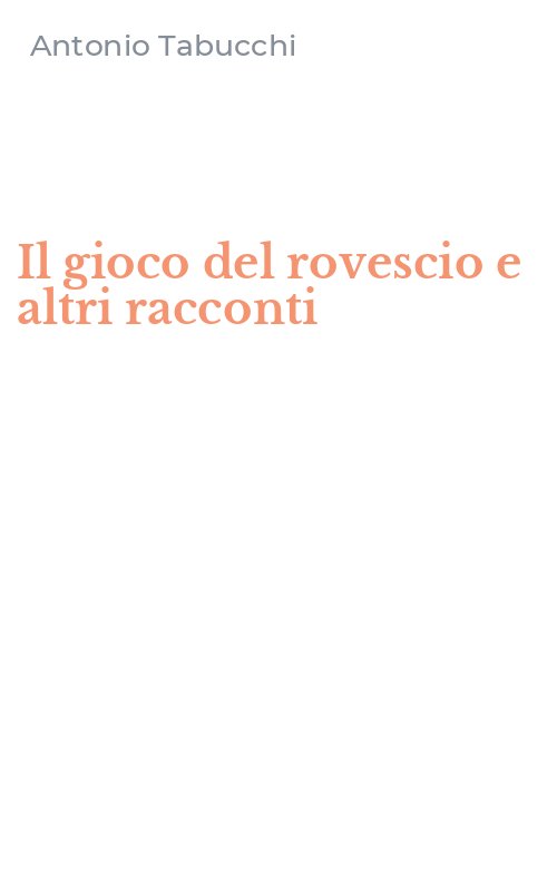 Il gioco del rovescio e altri racconti