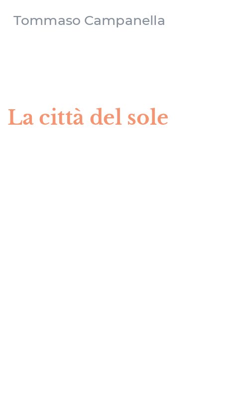 La città del sole