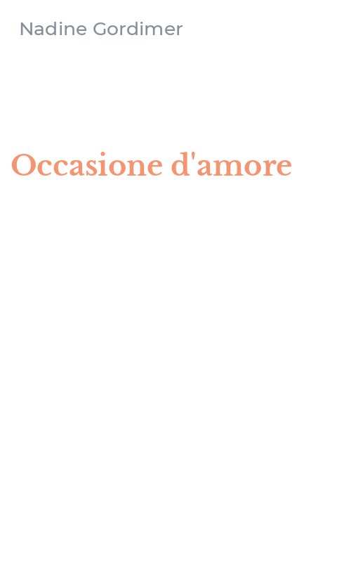 Occasione d'amore