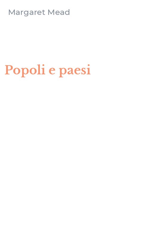 Popoli e paesi