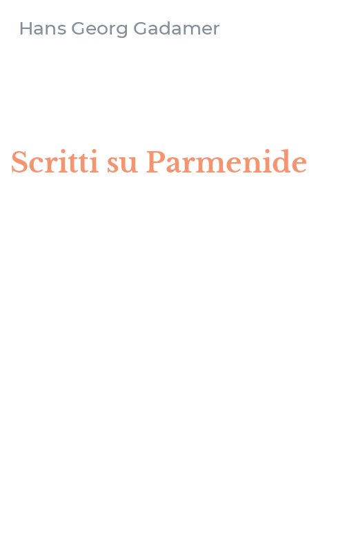 Scritti su Parmenide