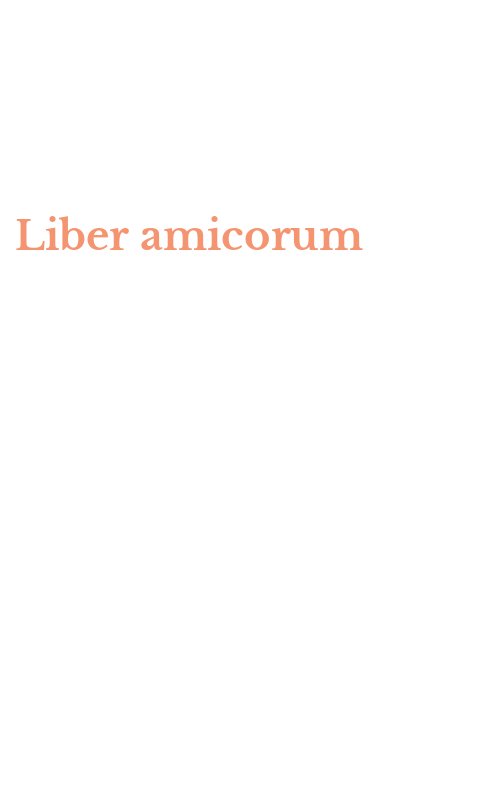 Liber amicorum
